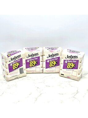 Vintage Jergens Mild Bar Soap Personal Size 16 Bars 3.5 oz ea USA 1991 NEW